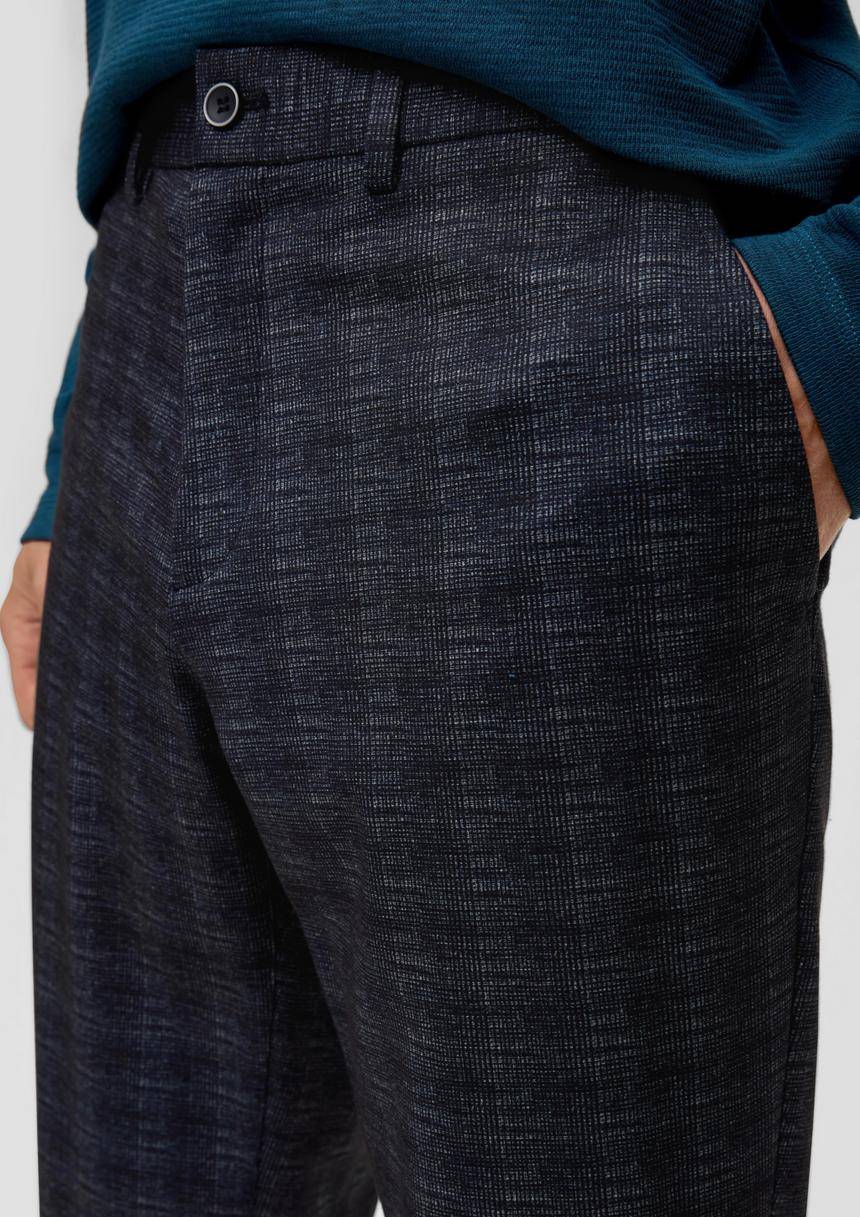 S.Oliver Slim: Hose Mit Alloverprint