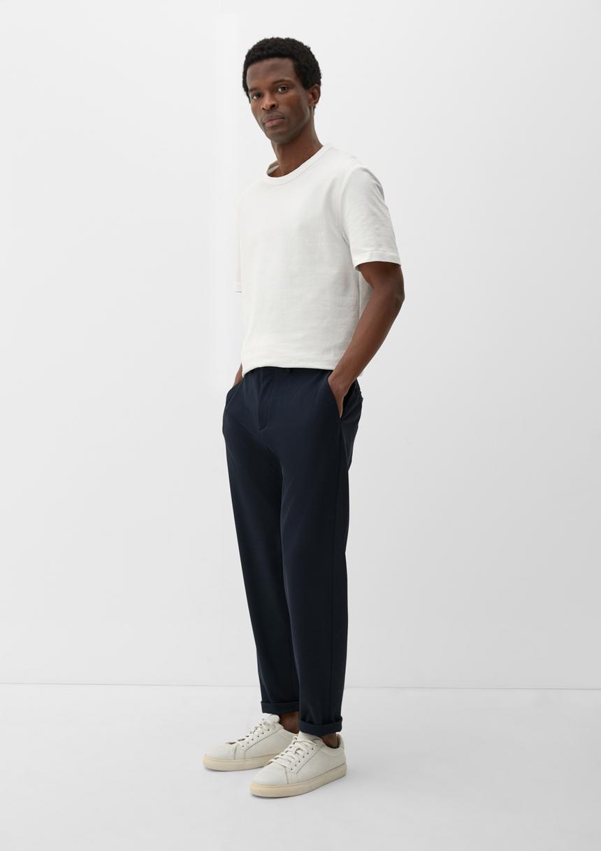 S.Oliver Slim: Joggsuit-Hose Aus Stretch-Jersey