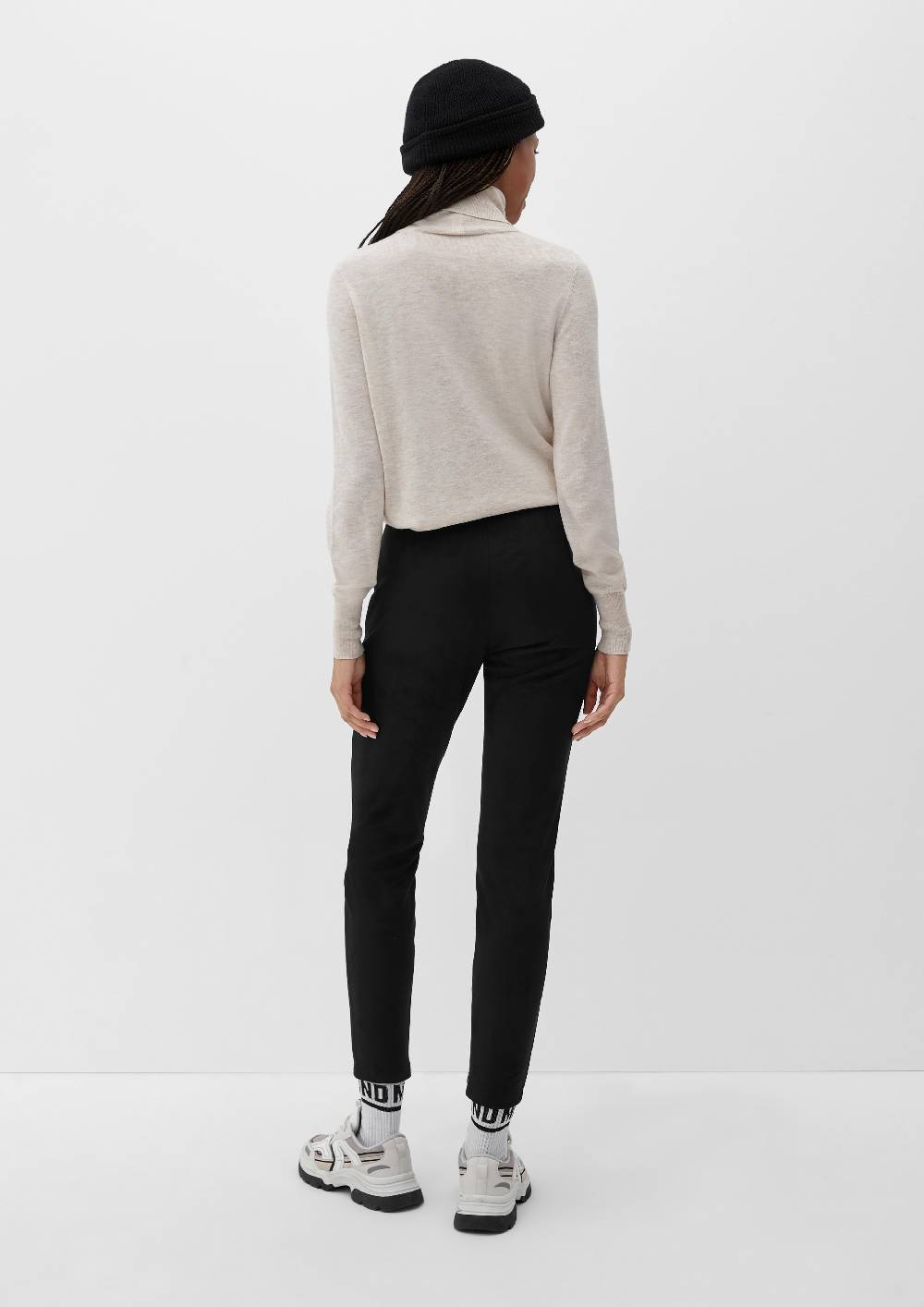 S.Oliver Slim: Leggins Aus Lederimitat