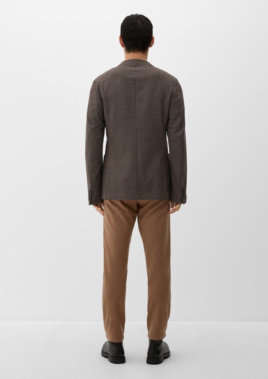 S.Oliver Slim: Sakko Aus Flanell