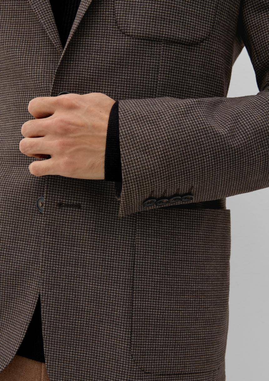 S.Oliver Slim: Sakko Aus Flanell