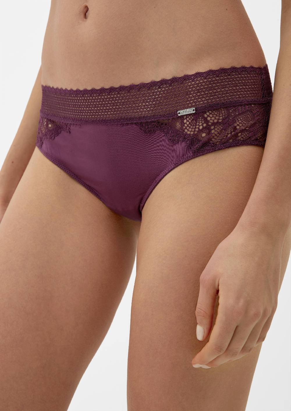 S.Oliver Slip Mit Materialmix