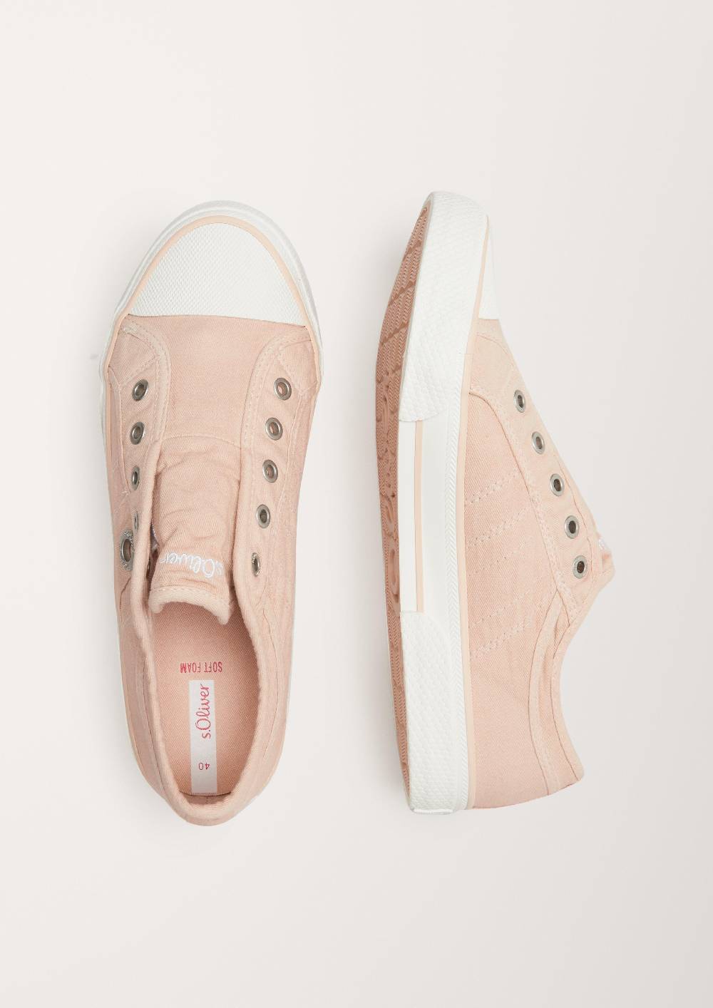 S.Oliver Slipper Aus Canvas