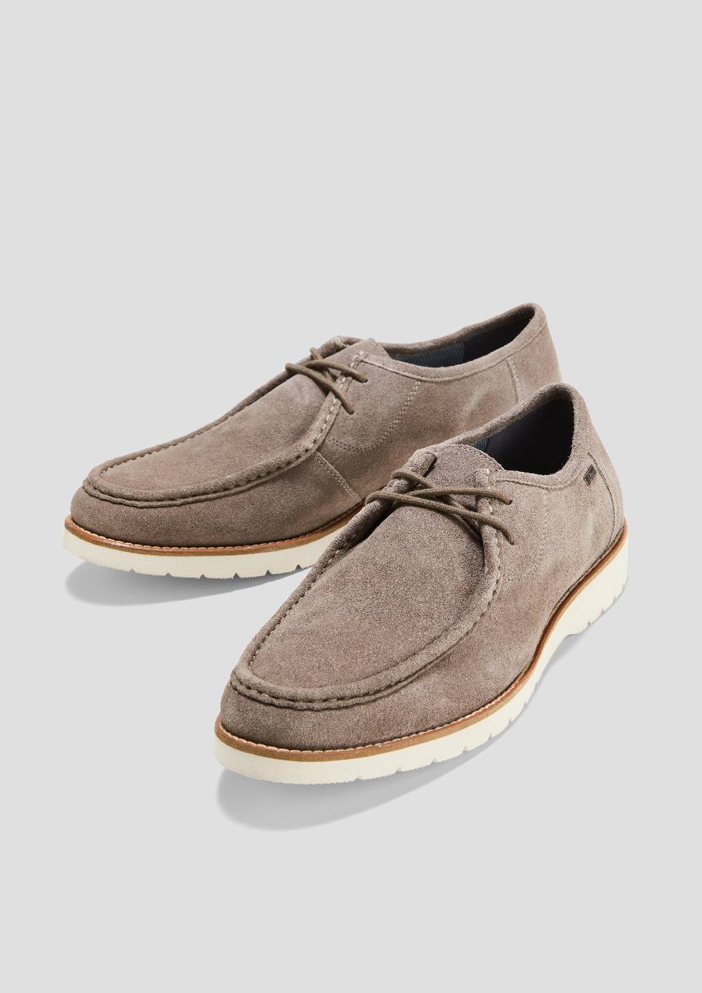 S.Oliver Slipper Aus Leder Mit Ziernähten