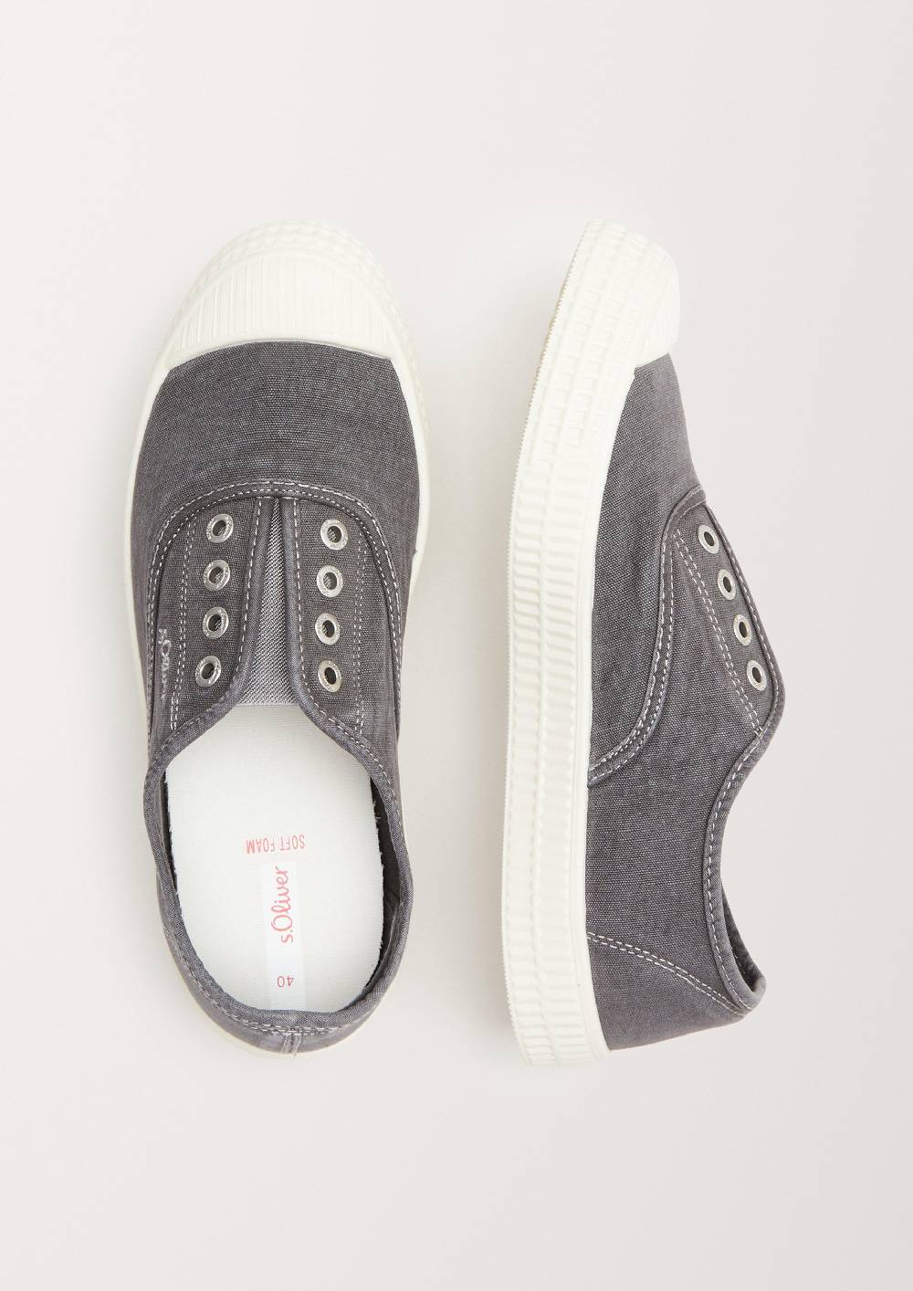 S.Oliver Slipper Mit Struktursohle