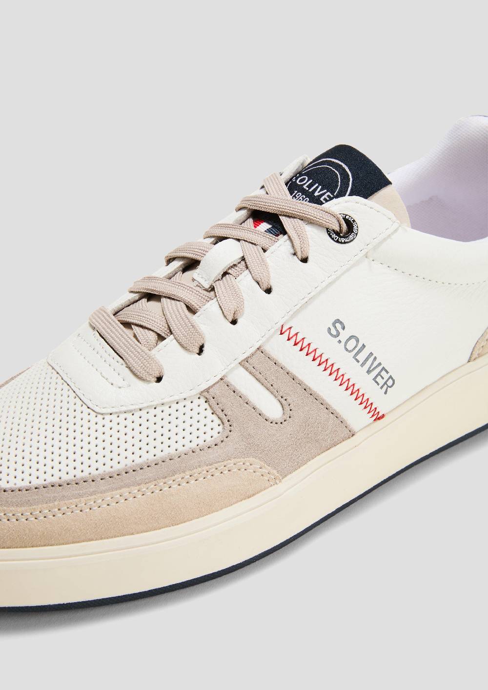 S.Oliver Sneaker Aus Leder Mit Logo-Detail