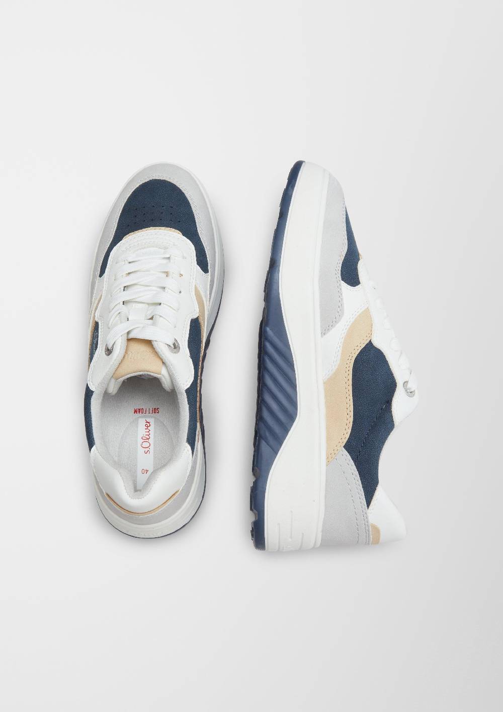 S.Oliver Sneaker Aus Lederimitat