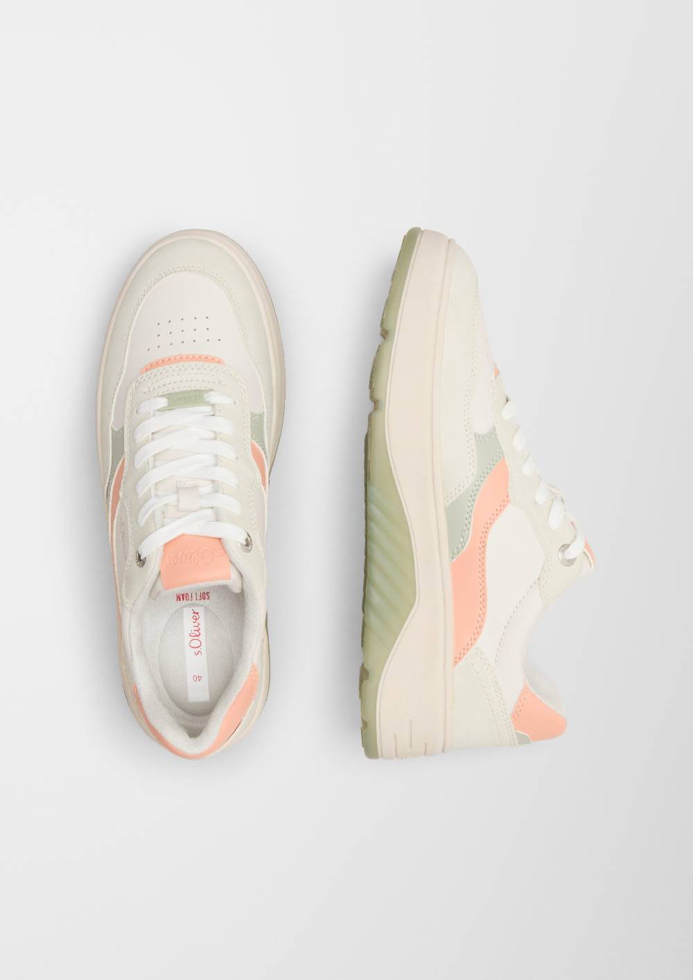 S.Oliver Sneaker Aus Lederimitat