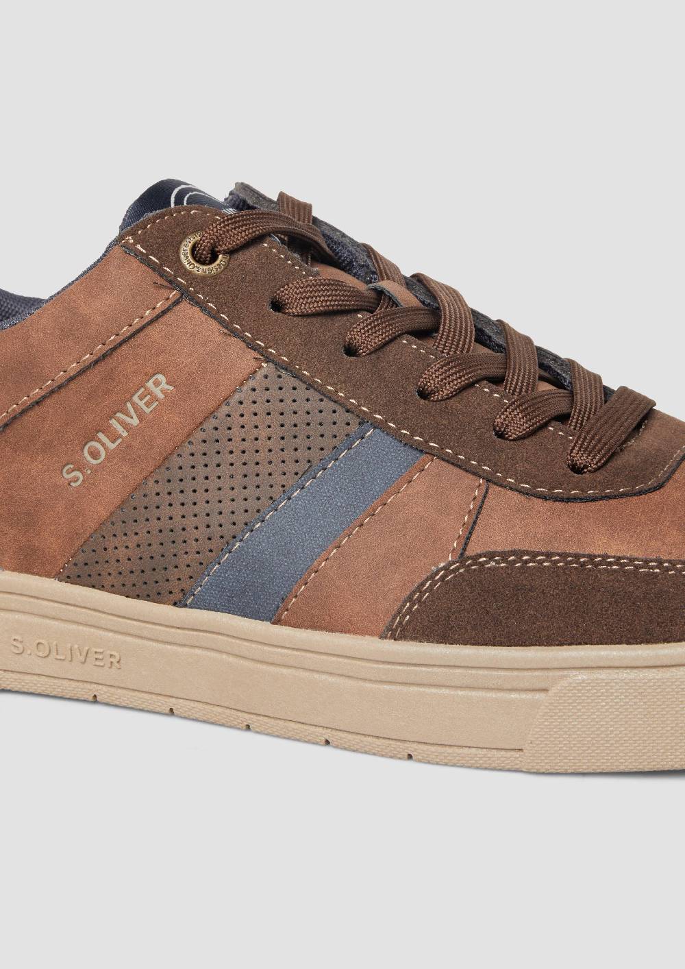 S.Oliver Sneaker In Leder-Optik
