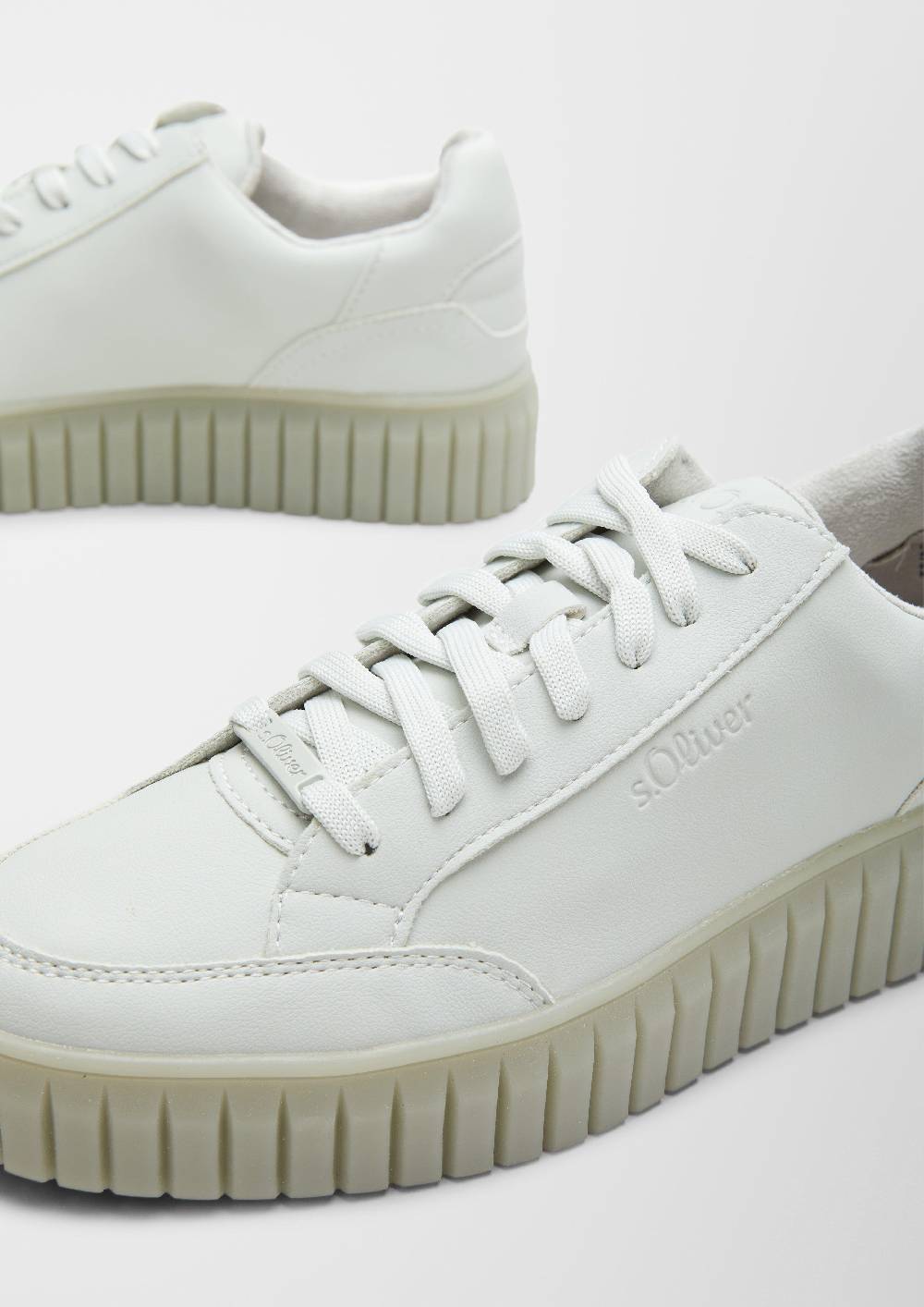 S.Oliver Sneaker In Leder-Optik