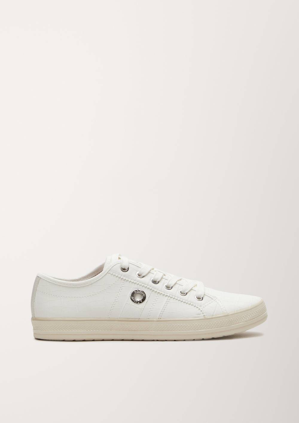 S.Oliver Sneaker In Reptilleder-Optik