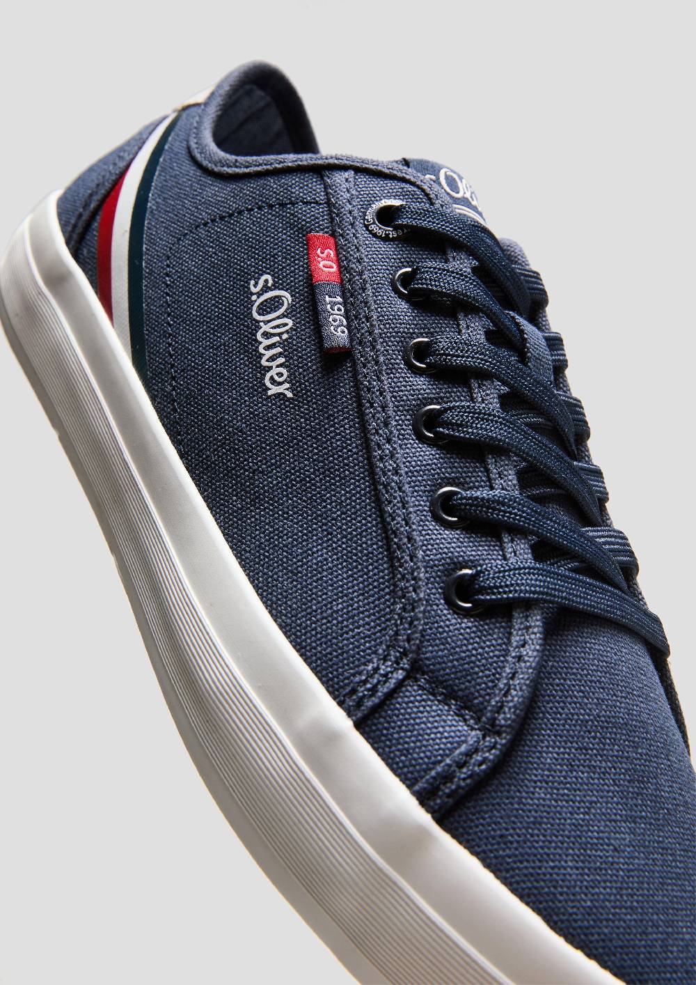 S.Oliver Sneaker Mit Kontrast-Details Und Logo
