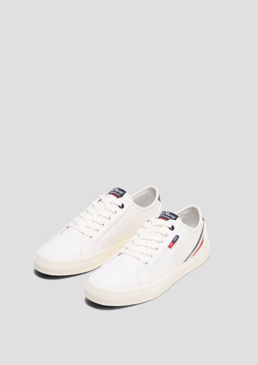 S.Oliver Sneaker Mit Kontrast-Details Und Logo