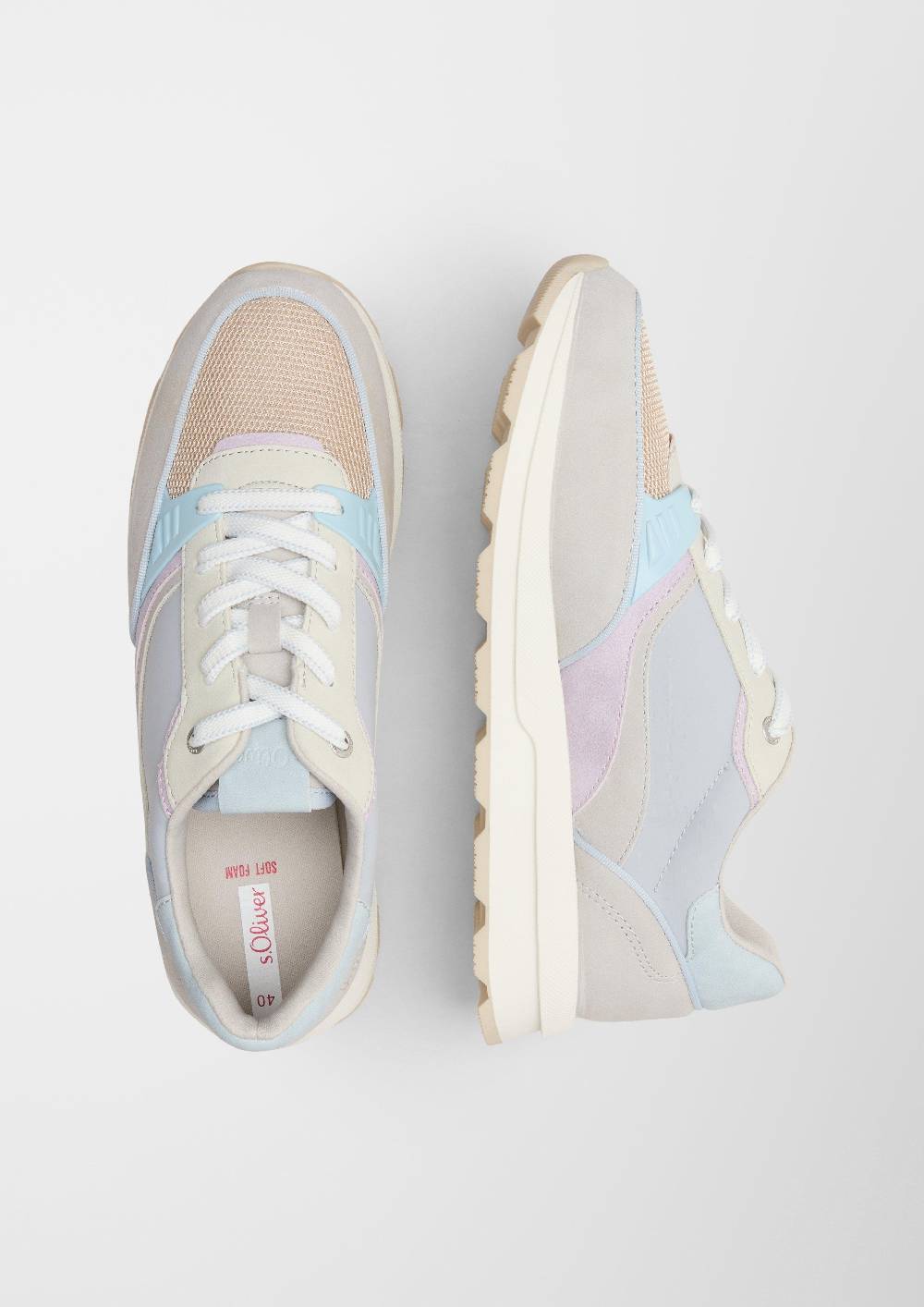 S.Oliver Sneaker Mit Musterstruktur