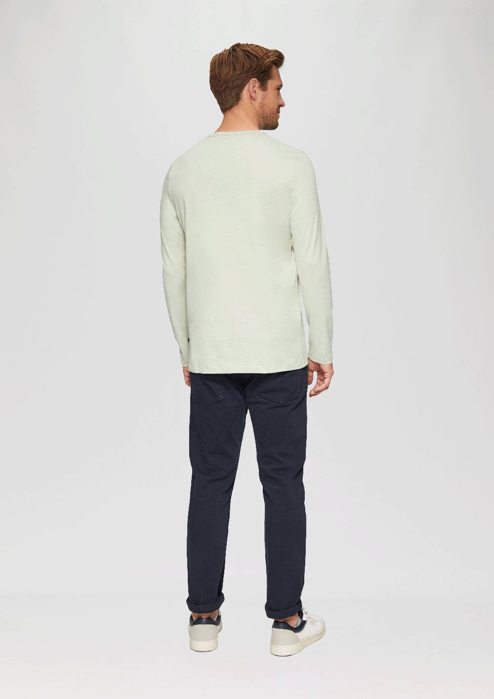 S.Oliver Softes Langarmshirt Aus Baumwolljersey