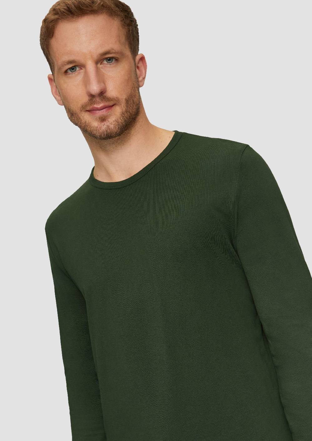 S.Oliver Softes Langarmshirt Aus Baumwolljersey