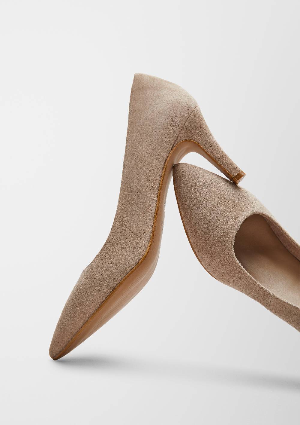 S.Oliver Spitze Veloursleder-Pumps