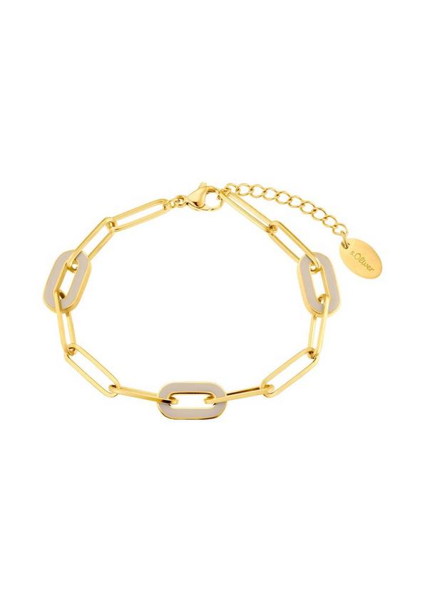 S.Oliver Statement-Armband aus Edelstahl