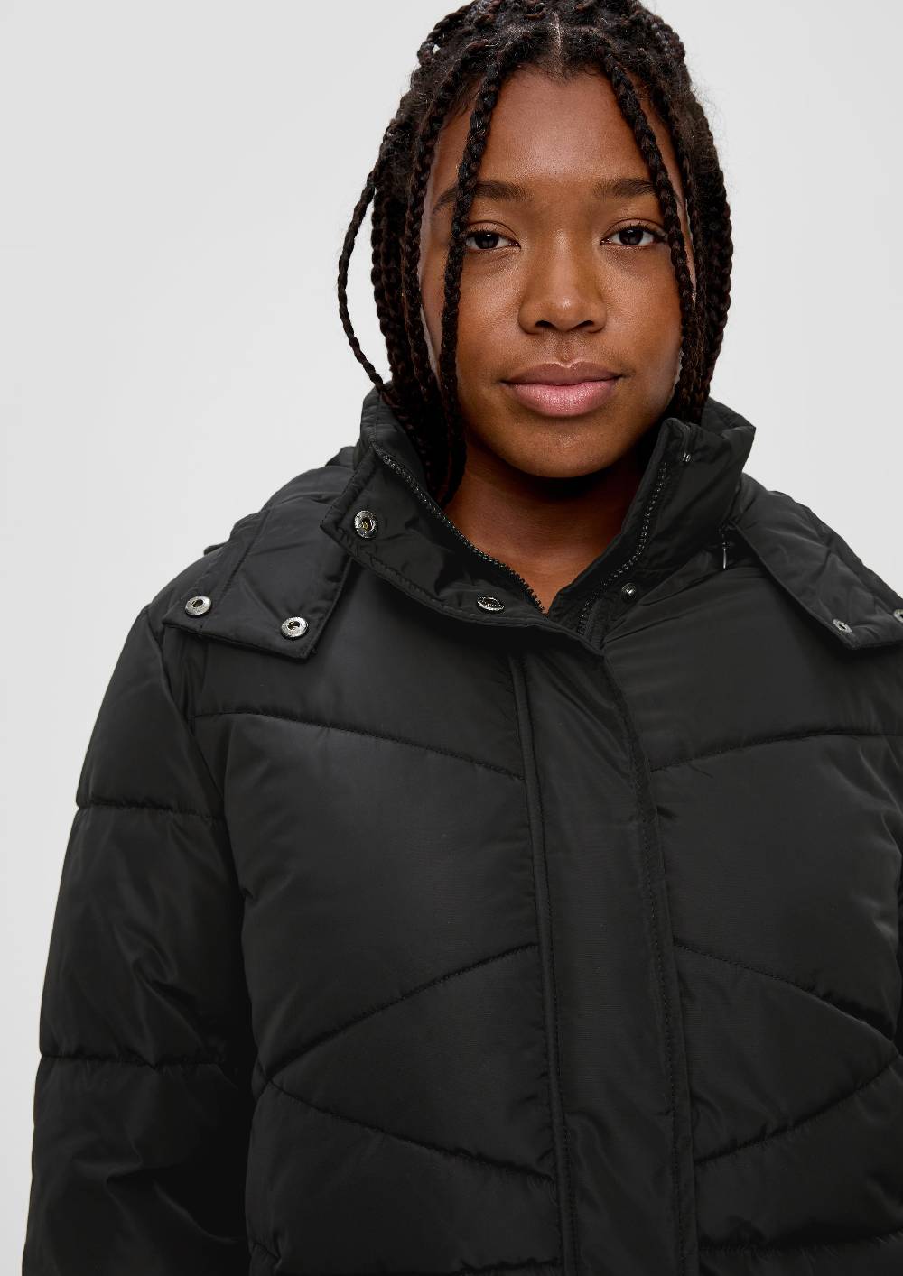 S.Oliver Steppjacke Mit Abnehmbarer Kapuze