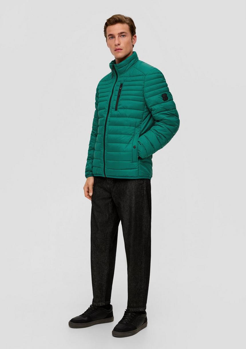 S.Oliver Steppjacke Mit Label-Patch