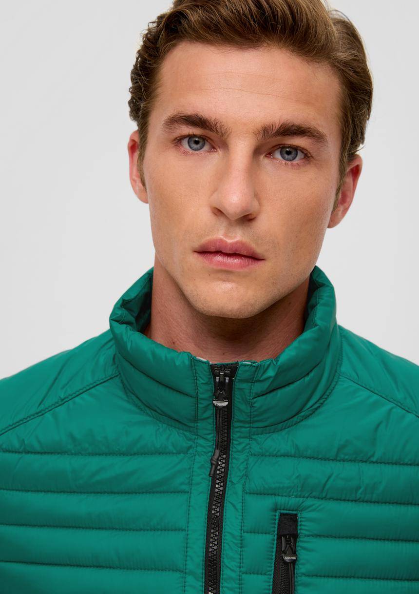 S.Oliver Steppjacke Mit Label-Patch