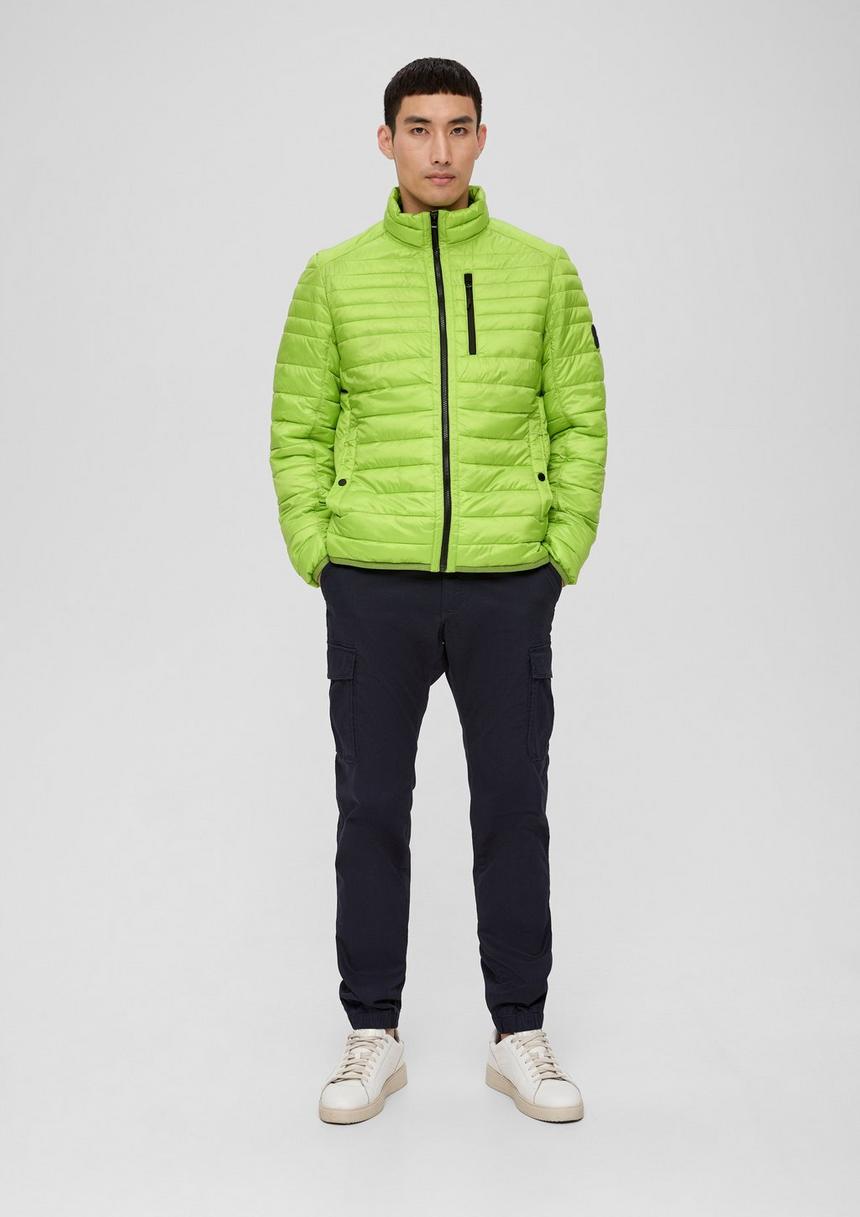 S.Oliver Steppjacke Mit Label-Patch
