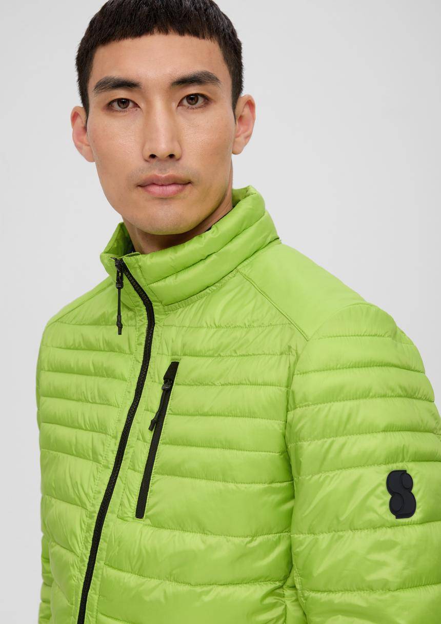 S.Oliver Steppjacke Mit Label-Patch