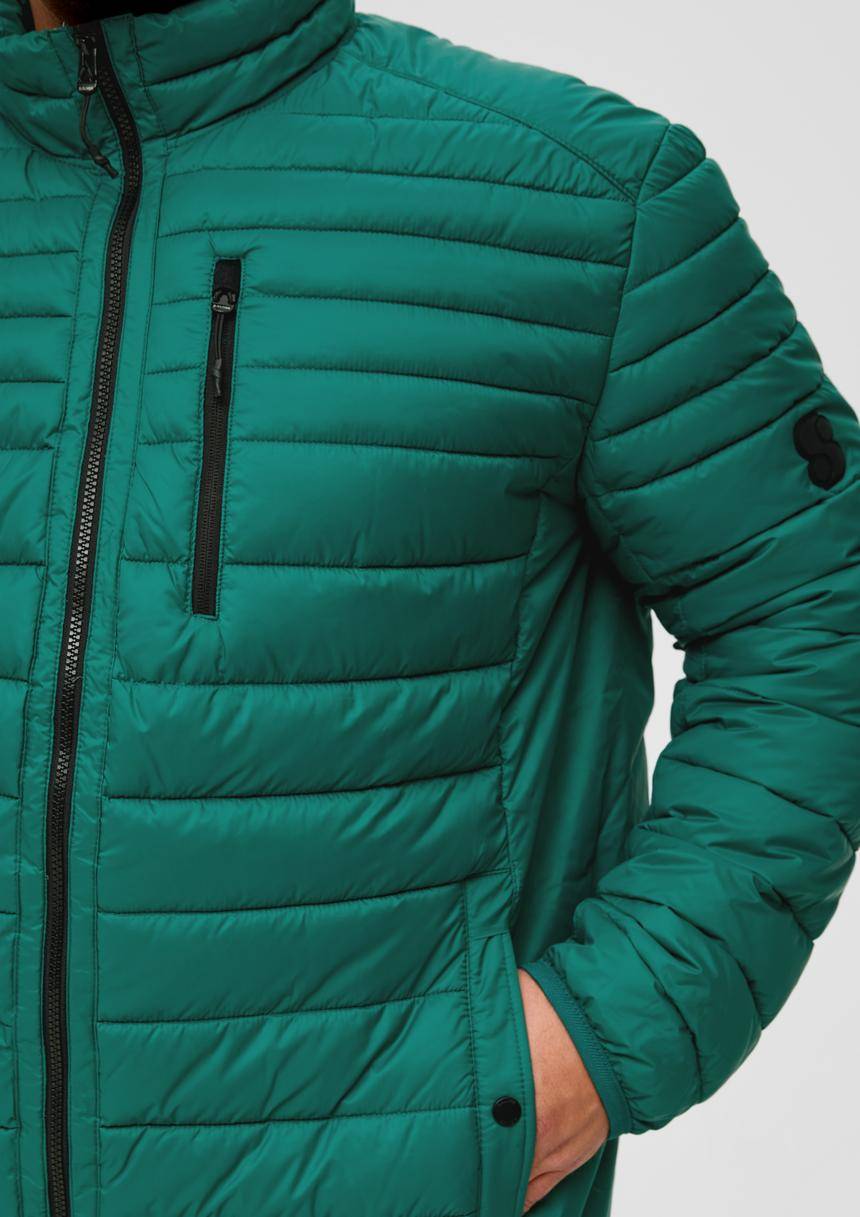 S.Oliver Steppjacke Mit Label-Patch