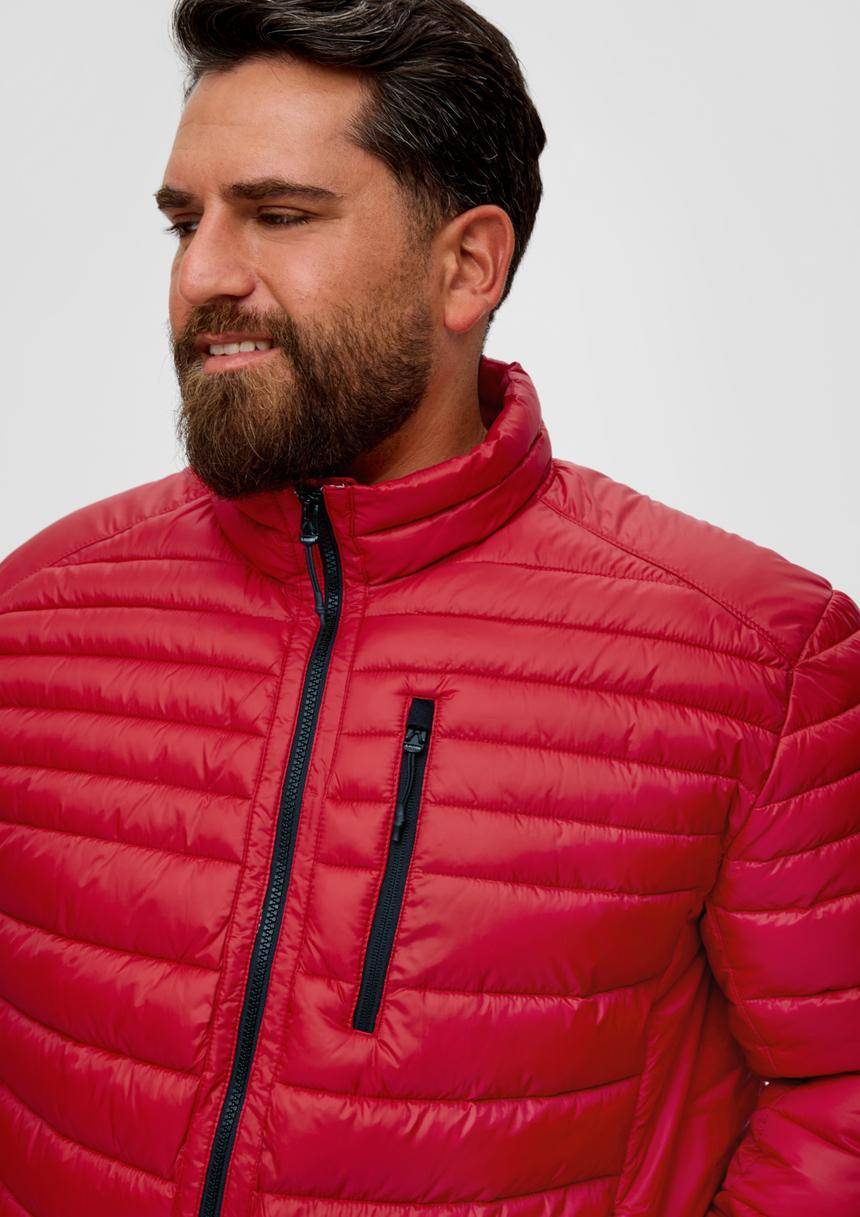 S.Oliver Steppjacke Mit Label-Patch