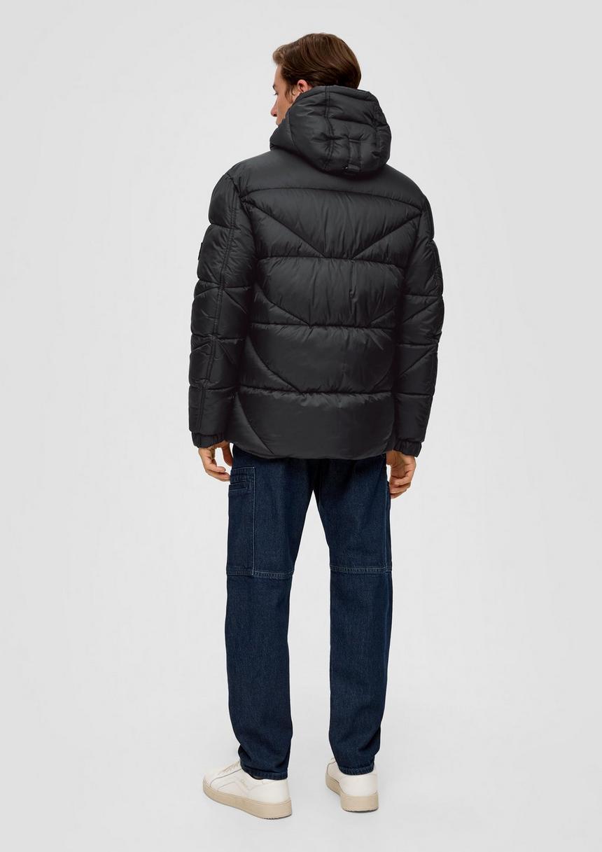 S.Oliver Steppjacke Mit Label-Patch