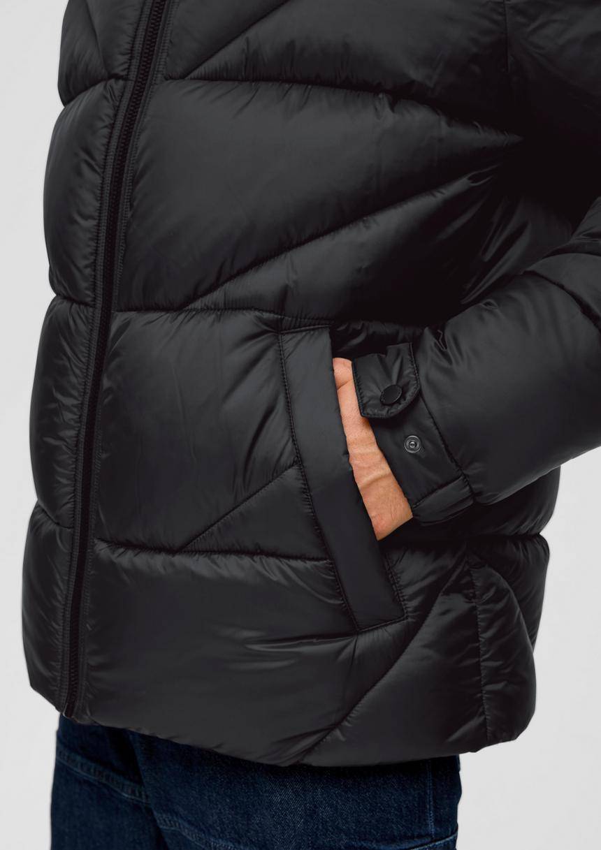 S.Oliver Steppjacke Mit Label-Patch