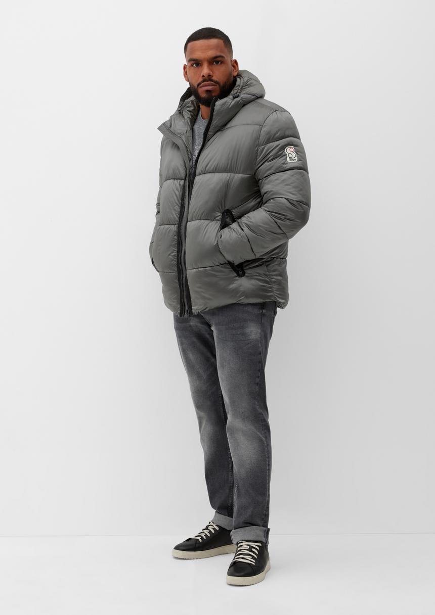 S.Oliver Steppjacke Mit Logo-Applikation