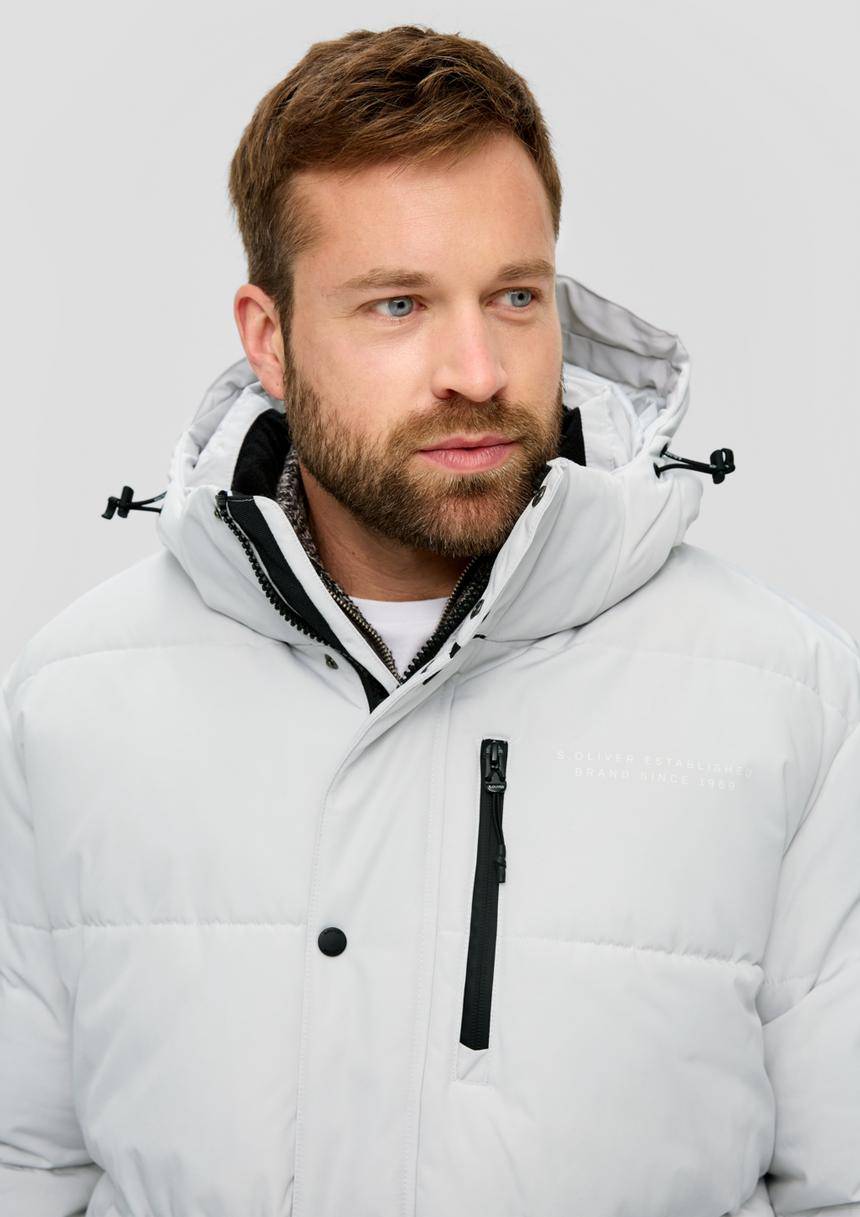 S.Oliver Steppjacke Mit Schriftprint-Detail