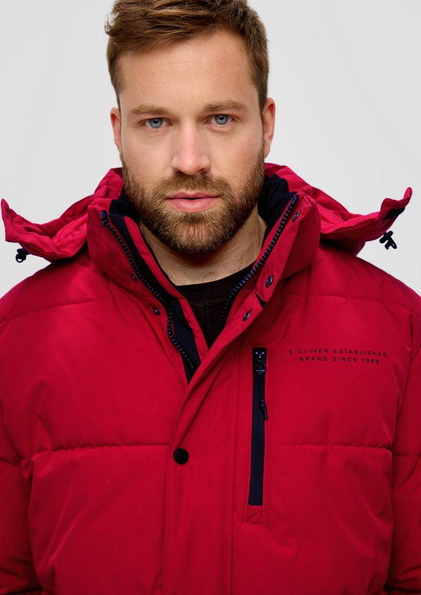 S.Oliver Steppjacke Mit Schriftprint-Detail