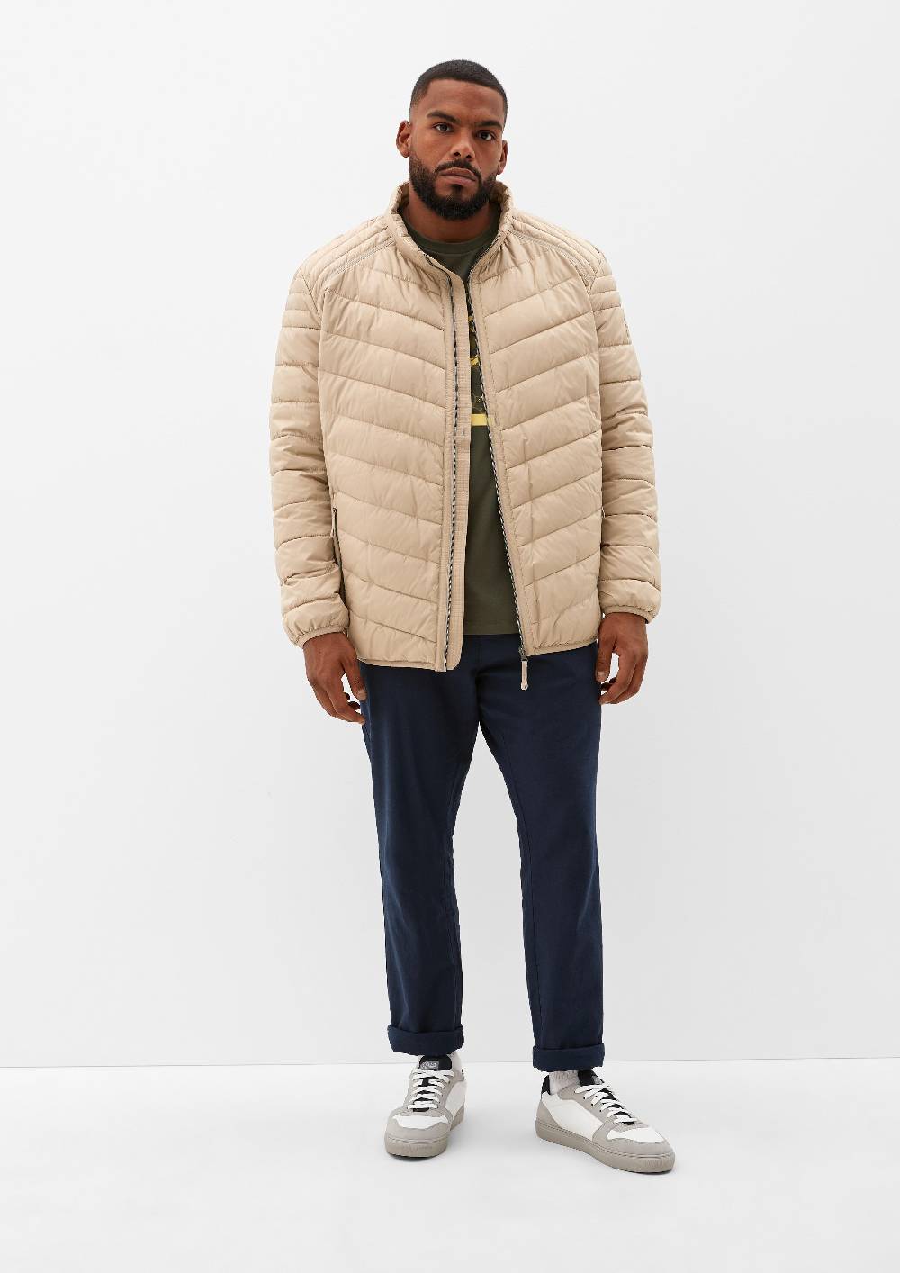 S.Oliver Steppjacke Mit Stehkragen