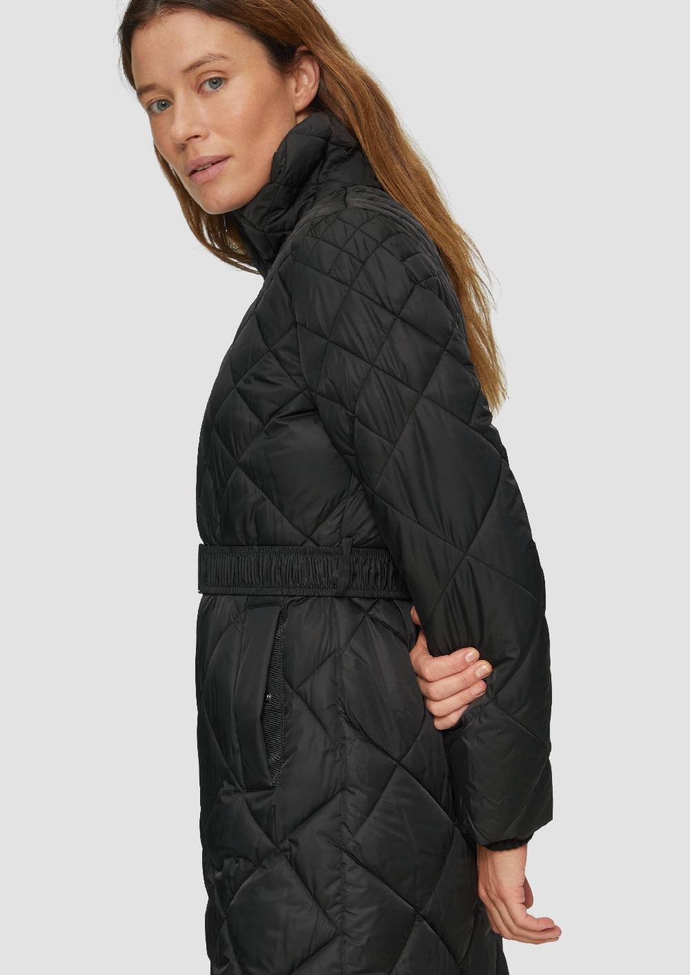 S.Oliver Steppmantel Mit Gürtel