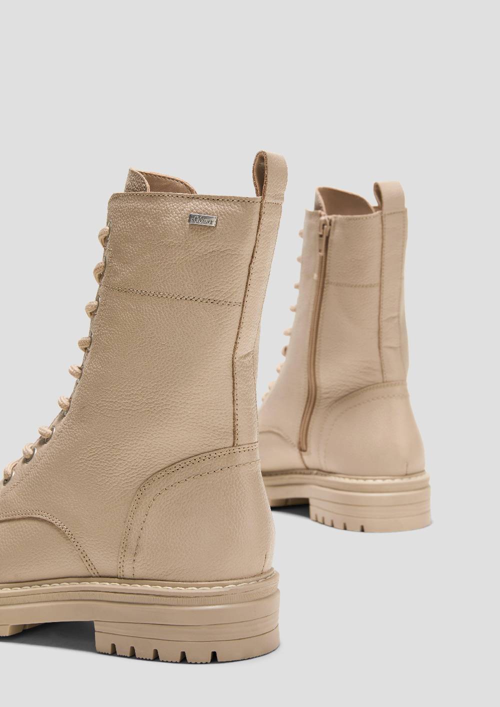 S.Oliver Stiefel Aus Rindsleder