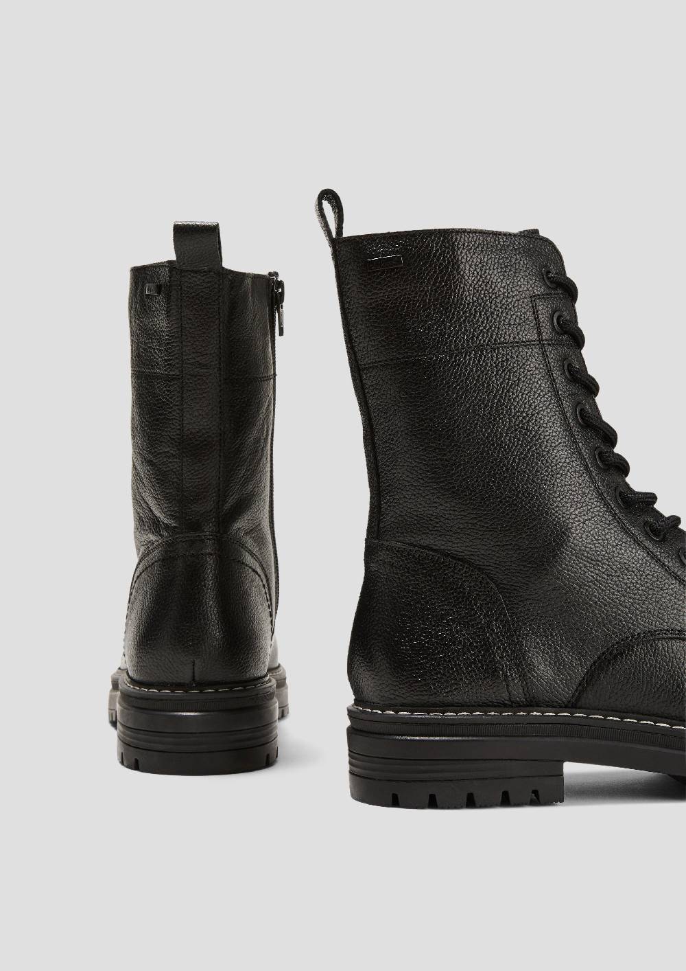 S.Oliver Stiefel Aus Rindsleder