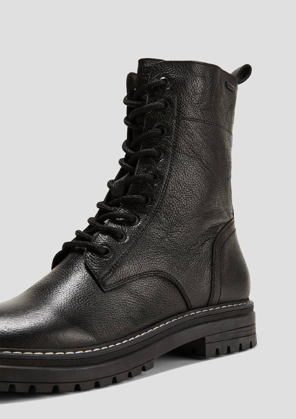 S.Oliver Stiefel Aus Rindsleder