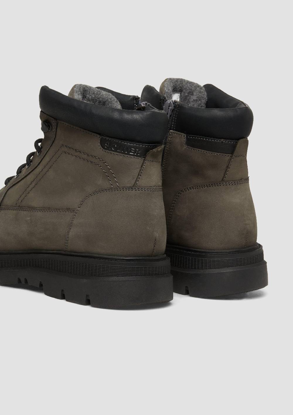 S.Oliver Stiefel Aus Rindsleder