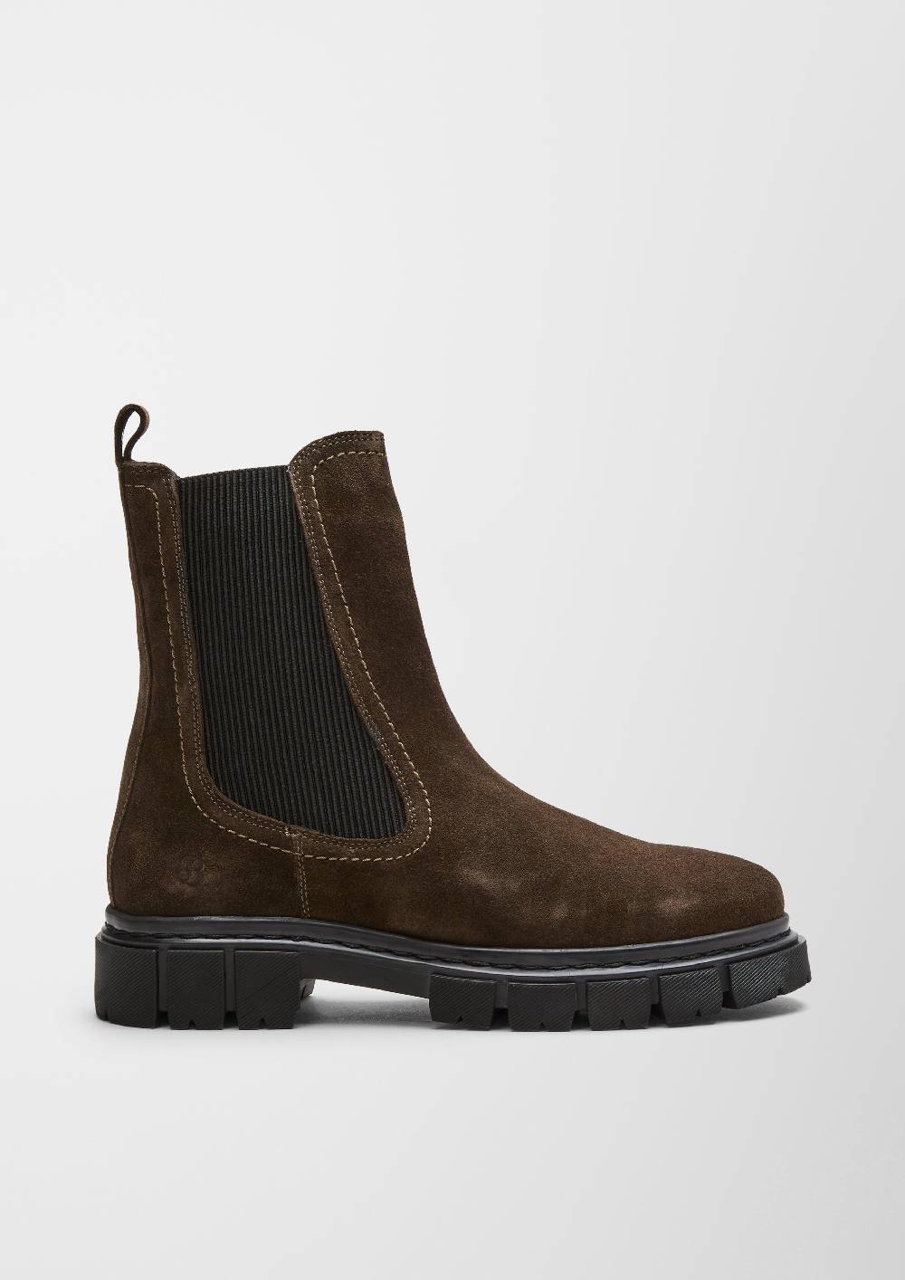 S.Oliver Stiefel Aus Veloursleder