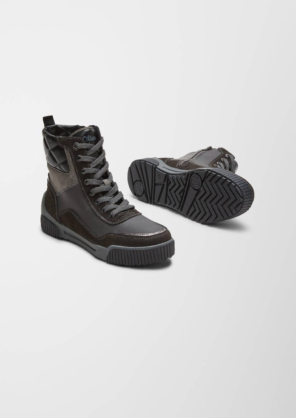 S.Oliver Stiefel Im Lederlook