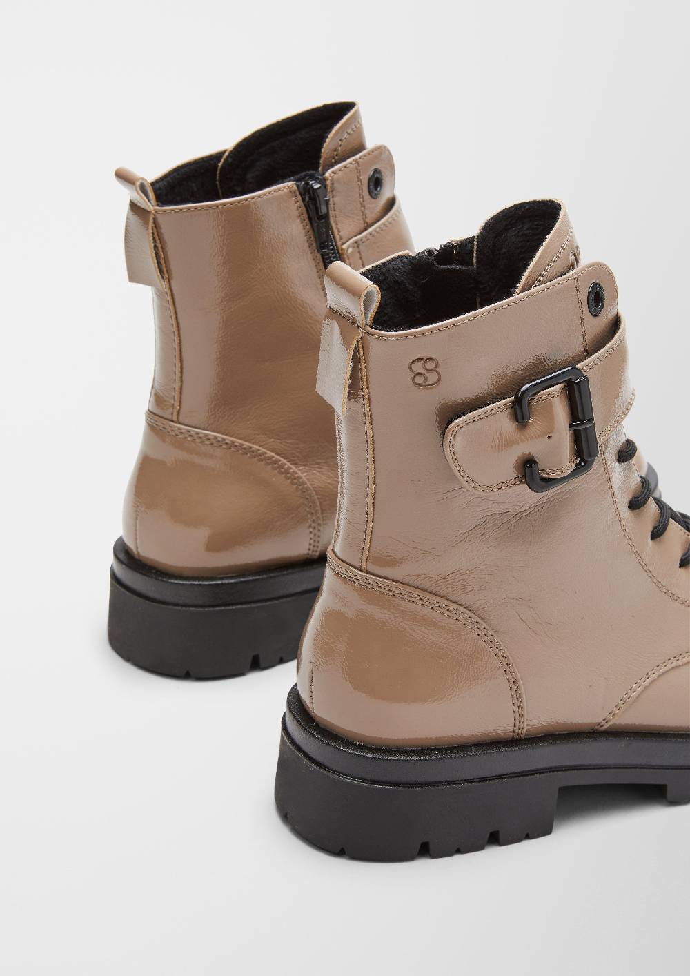 S.Oliver Stiefel In Lackleder-Optik