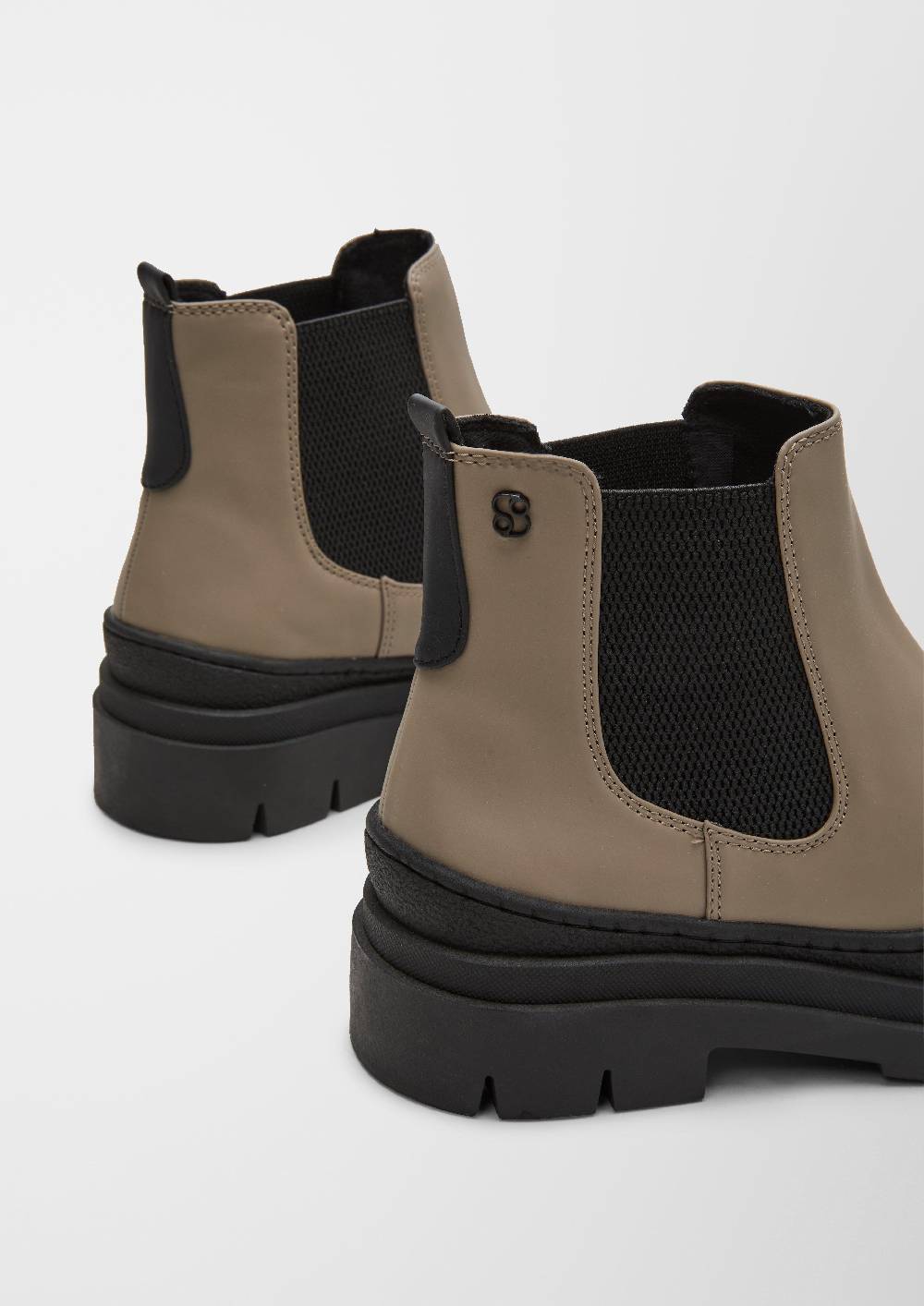 S.Oliver Stiefel In Leder-Optik