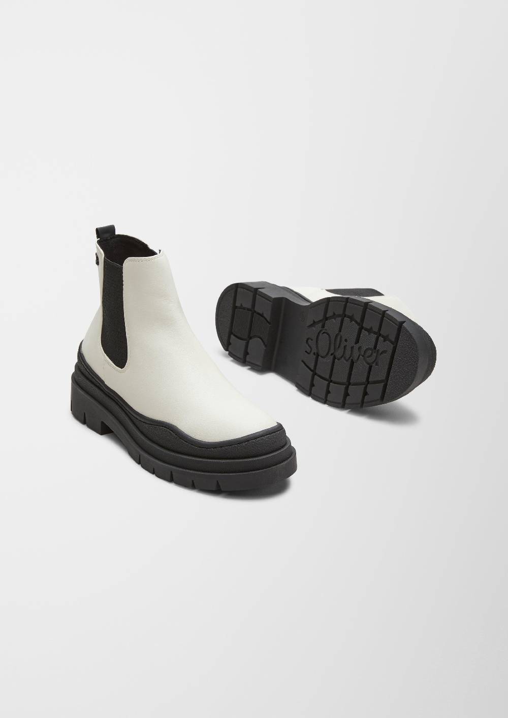 S.Oliver Stiefel In Leder-Optik