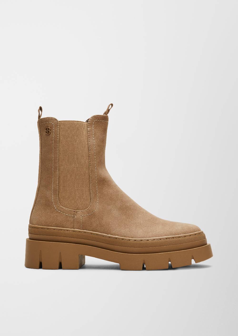 S.Oliver Stiefel In Leder-Optik