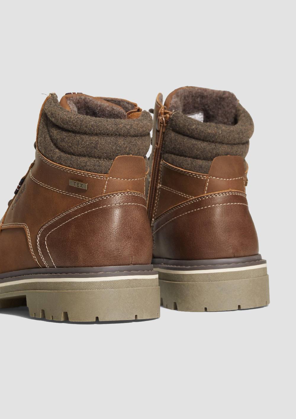 S.Oliver Stiefel In Leder-Optik