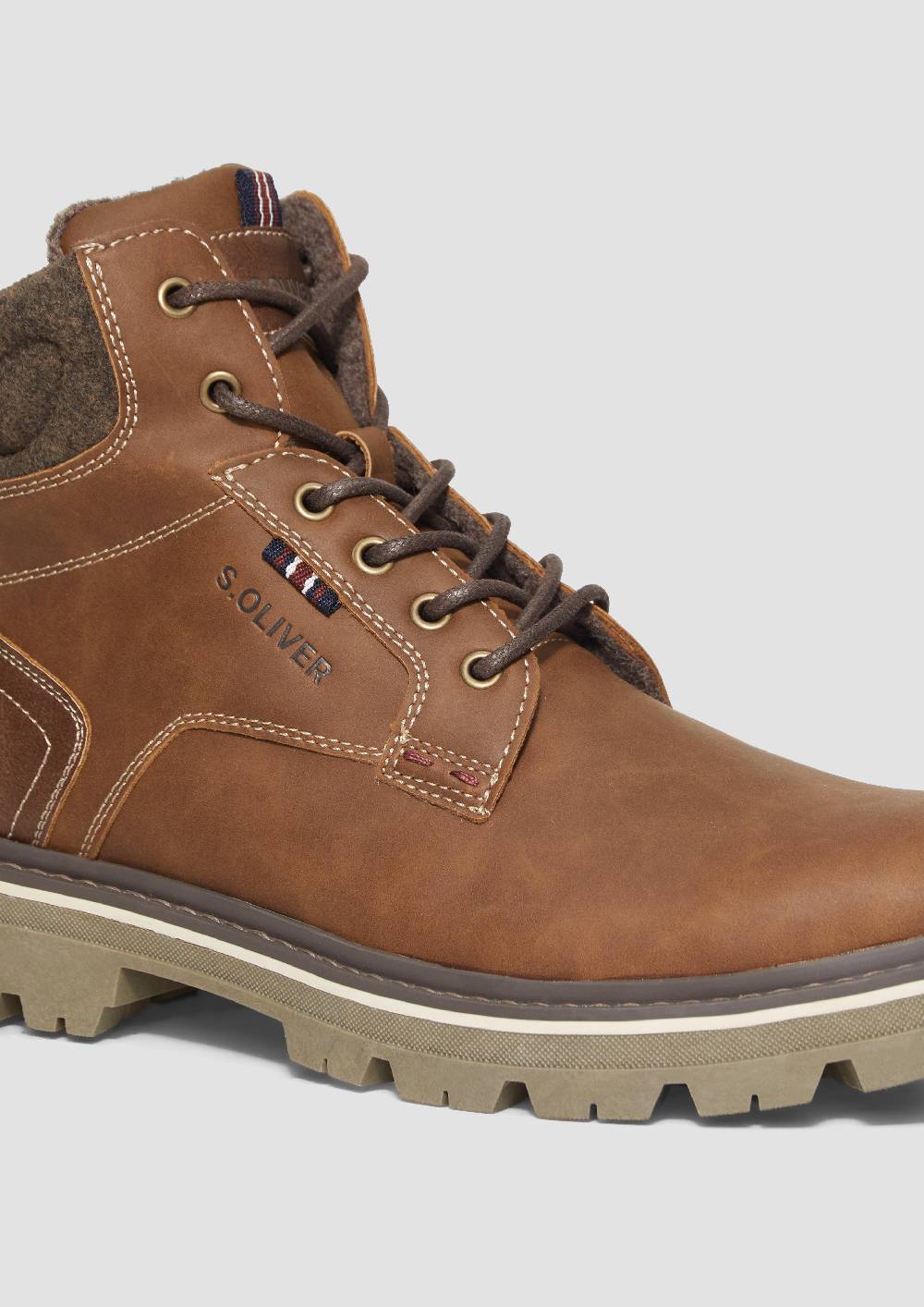 S.Oliver Stiefel In Leder-Optik