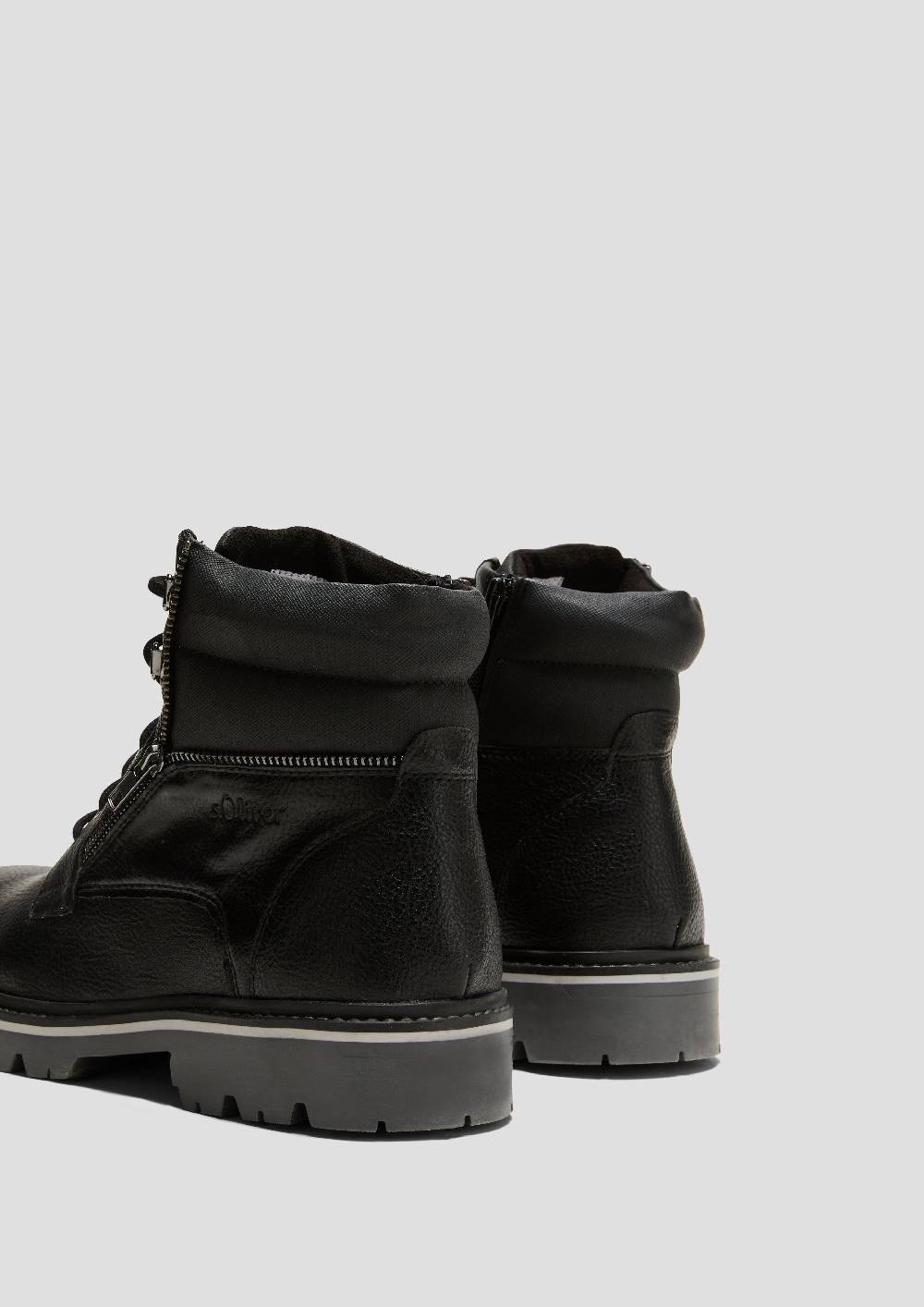 S.Oliver Stiefel In Lederoptik