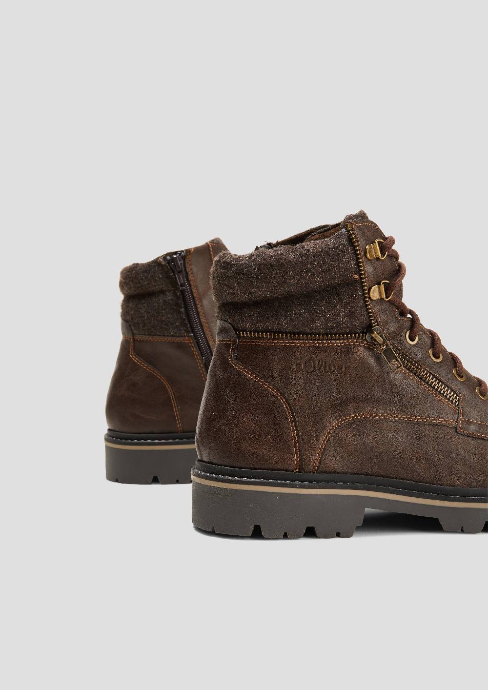 S.Oliver Stiefel In Lederoptik